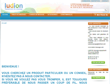Tablet Screenshot of ludion-massage.com